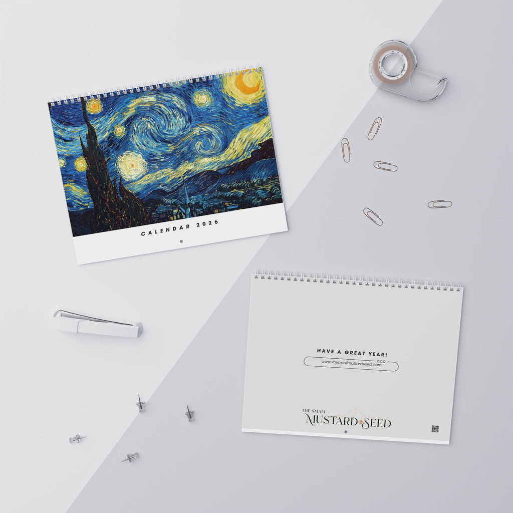 2026 Art Work Wall Calendar