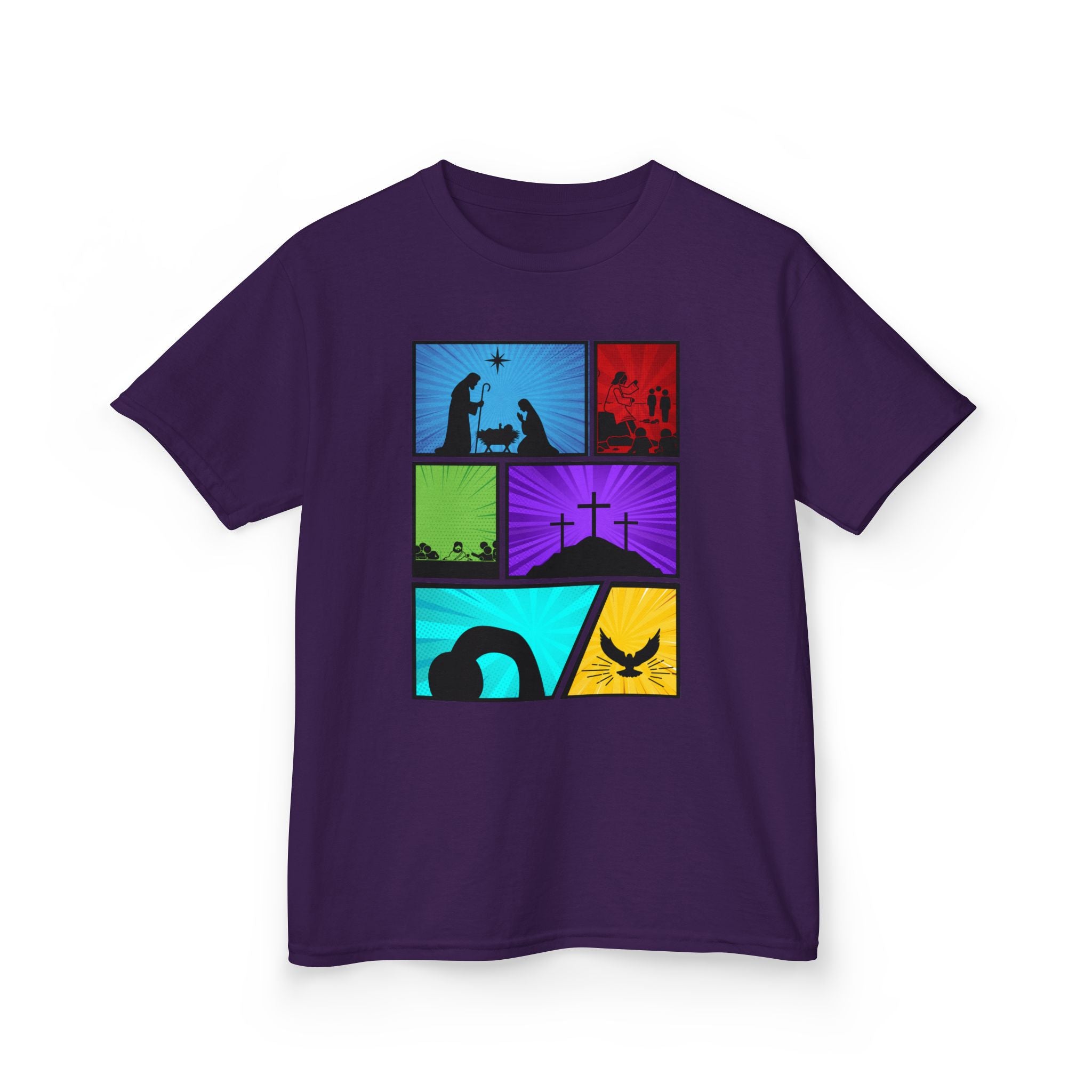 The Life of Jesus Comic Strip T-Shirt