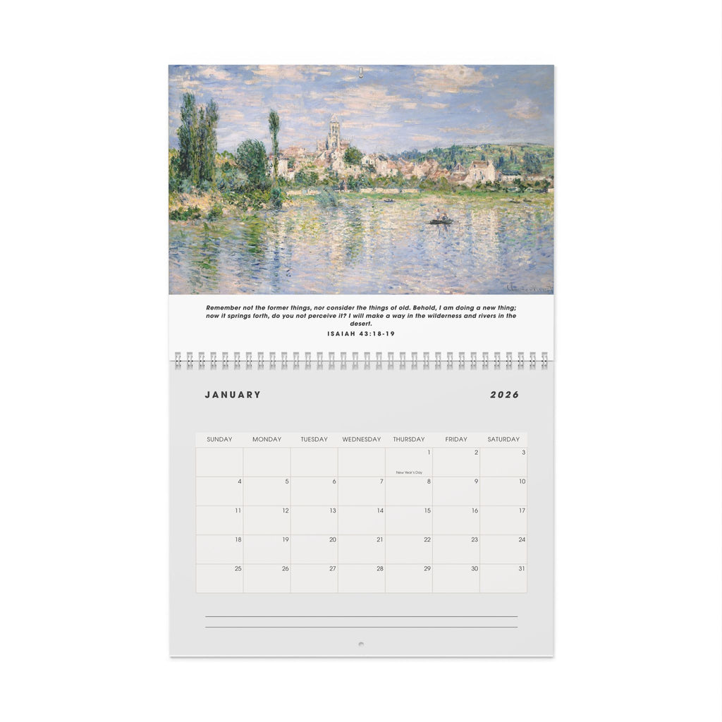 2026 Art Work Wall Calendar